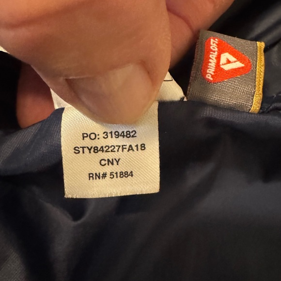 Patagonia Navy Blue CNY-Women's hooded nano puff jacket. Size small - Picture 6 of 6